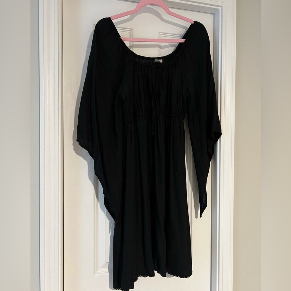 Earthbound Black Flowy Dress